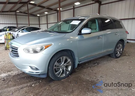 2013 Infiniti Jx35 z USA, uszkodzony, nr VIN 5N1AL0MN2DC345242